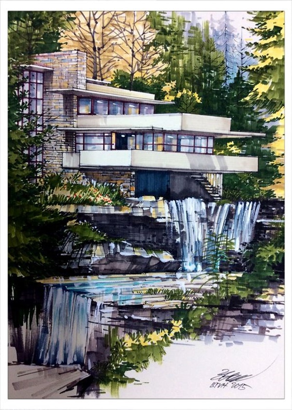 Mindblowing Architectural Drawing And Paintings For Professional Artist