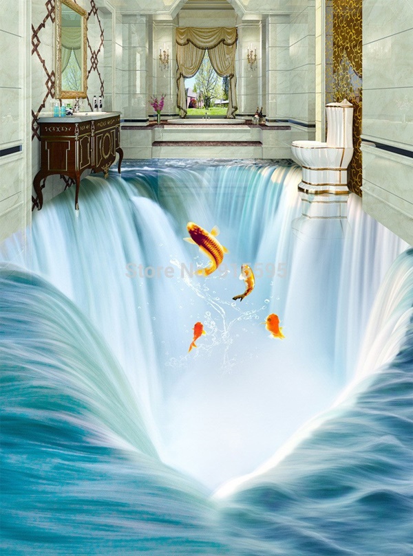 Beautiful 3D Aquarium Painting Ideas