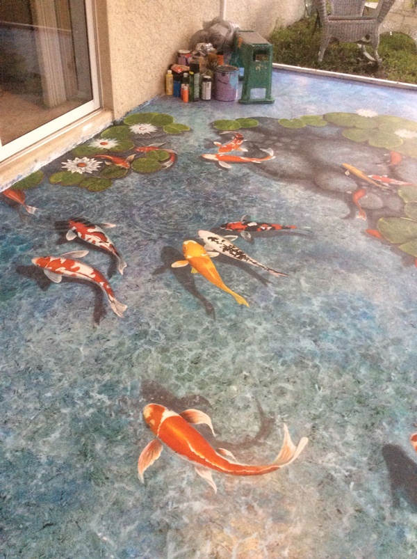 Beautiful 3D Aquarium Painting Ideas