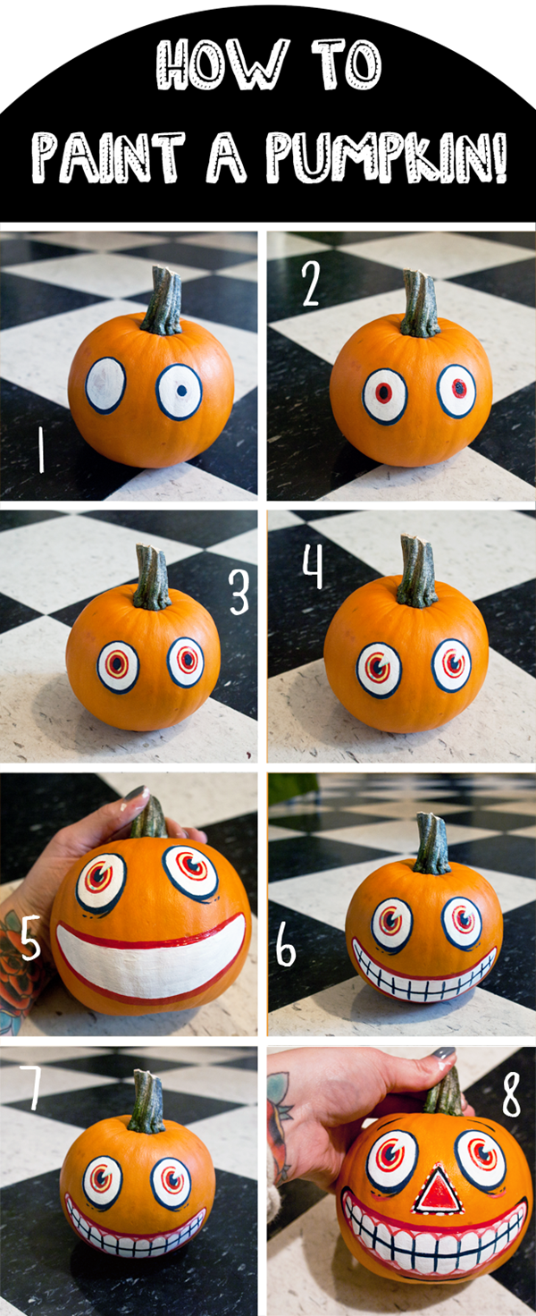 How to Paint a Pumpkin