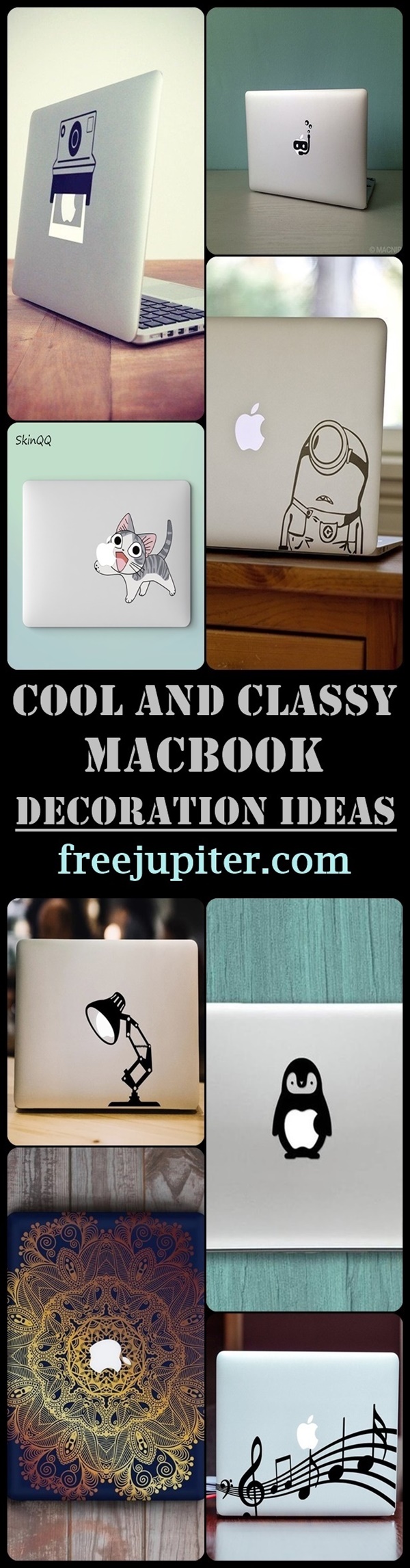 Cool and Classy MacBook Decoration Ideas