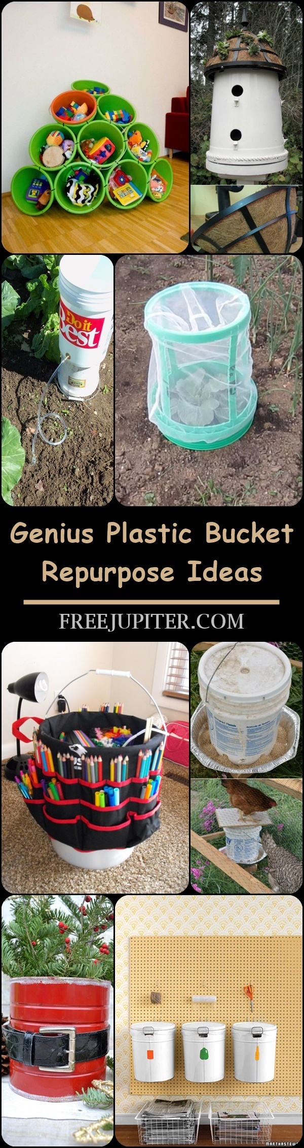 40 Genius Plastic Bucket Repurpose Ideas Free Jupiter