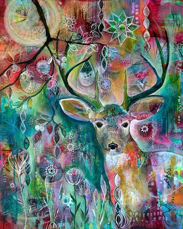 40 Amazing Collage Paintings On Canvas Free Jupiter