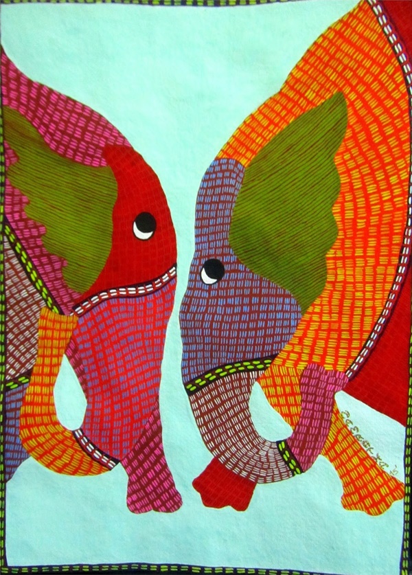 Simple And Easy Gond Painting Designs For Art Lovers