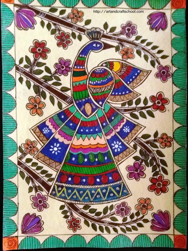 Simple And Easy Gond Painting Designs For Art Lovers