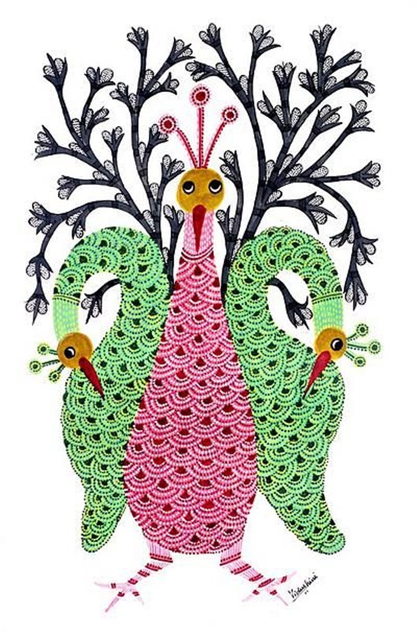 Simple And Easy Gond Painting Designs For Art Lovers