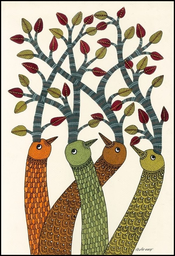 Simple And Easy Gond Painting Designs For Art Lovers