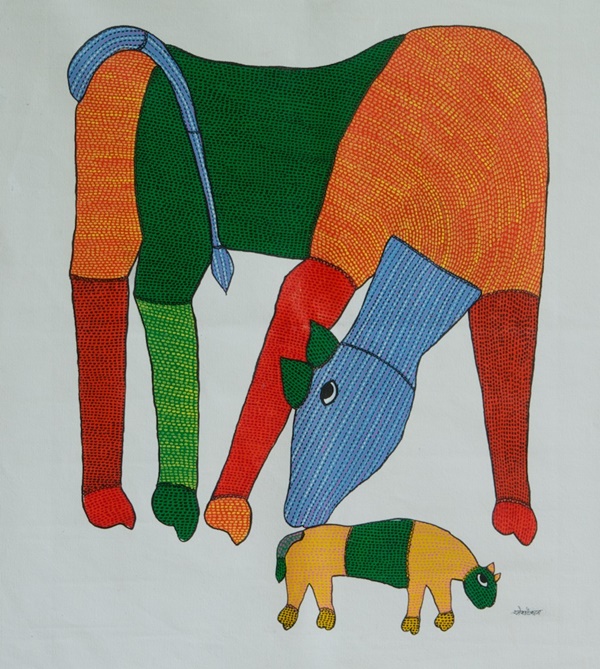 Simple And Easy Gond Painting Designs For Art Lovers
