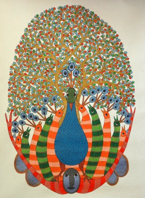 Simple And Easy Gond Painting Designs For Art Lovers