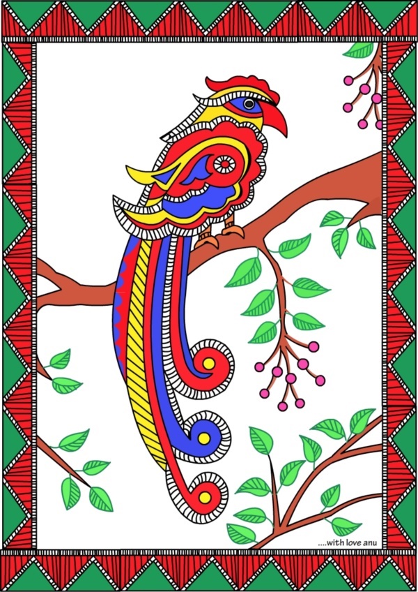 Simple And Easy Gond Painting Designs For Art Lovers