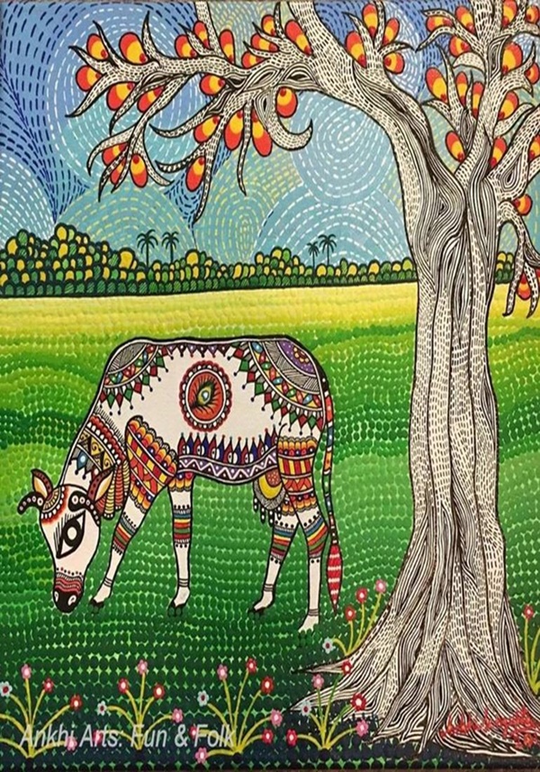 Simple And Easy Gond Painting Designs For Art Lovers