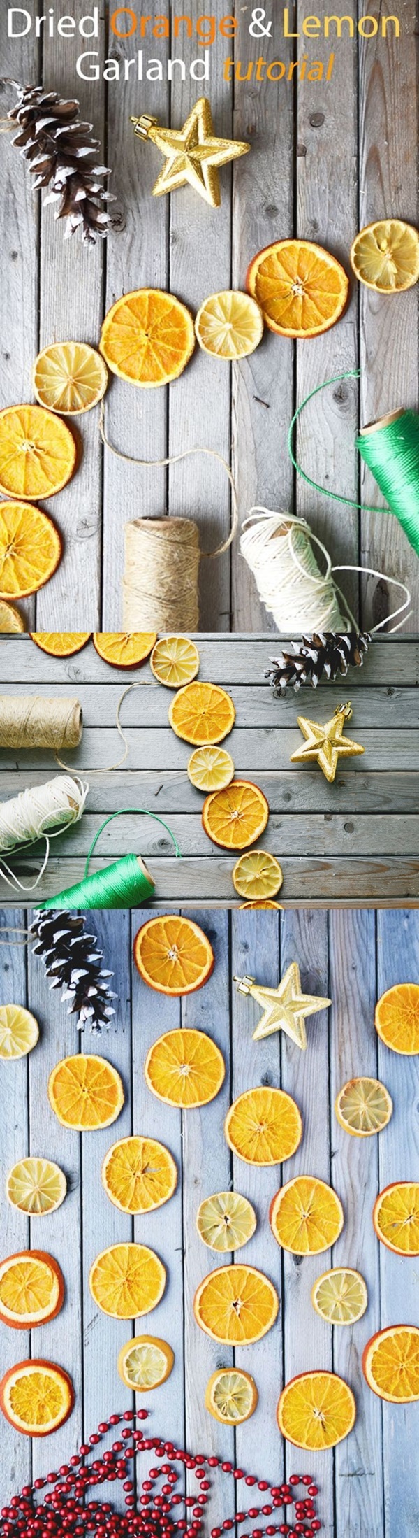 Super Cool DIY Dried Orange Garland Ideas