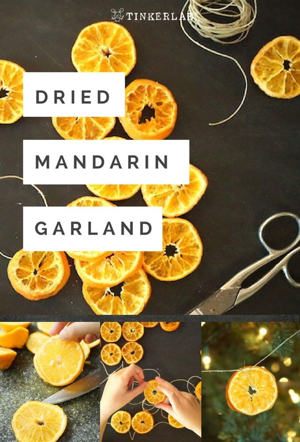 Super Cool DIY Dried Orange Garland Ideas