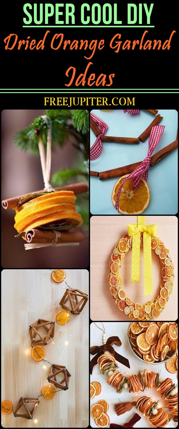 Super Cool DIY Dried Orange Garland Ideas