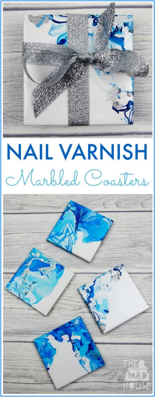 Dazzling And Cheerful Nail Polish Craft Ideas