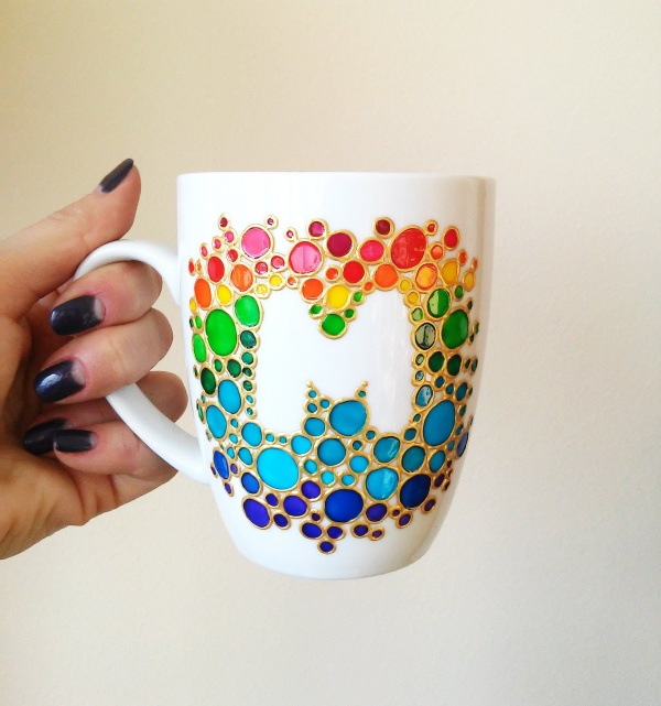 How To Paint A Coffee Mug With Acrylic Paint At Rafael Gilliam Blog