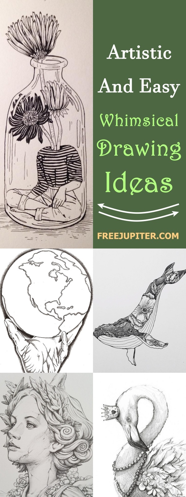 Artistic And Easy Whimsical Drawing Ideas
