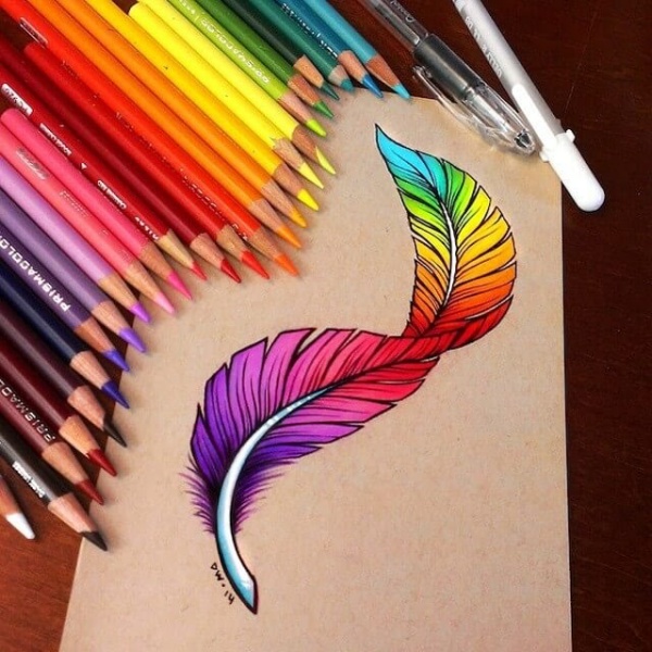Easy colored pencil shading | Sandy Allnock