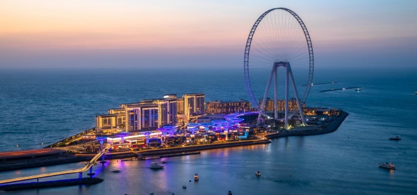 Bluewaters Island as the center of entertainment