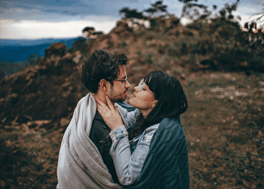 couple on mountain