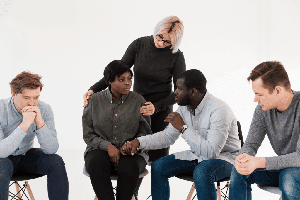 Introvert group talk